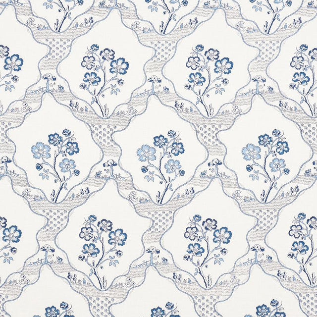 Schumacher Marella Delft Fabric