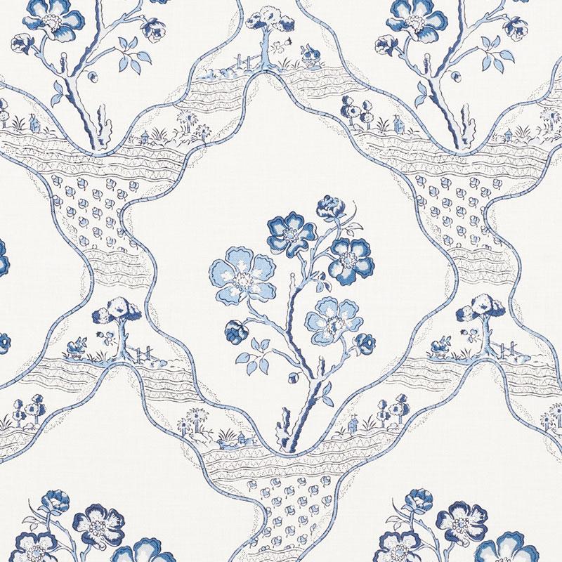 Schumacher Marella Delft Fabric