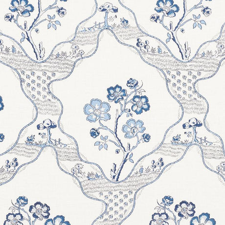 Schumacher Marella Delft Fabric
