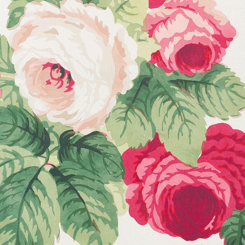 Schumacher Nancy Floral Rose Fabric