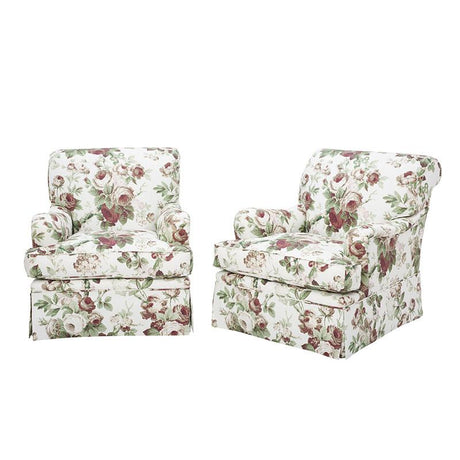 Schumacher Nancy Floral Rose Fabric