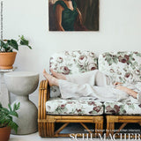 Schumacher Nancy Floral Grisaille Fabric