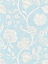 Scalamandre Kensington Embroidery Sky Fabric