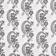 Schumacher Millicent Blackwork Fabric