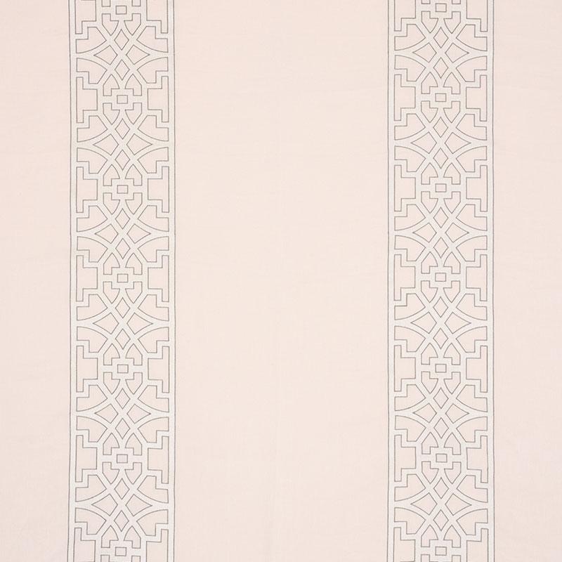 Schumacher Don'T Fret Blush Conch Fabric