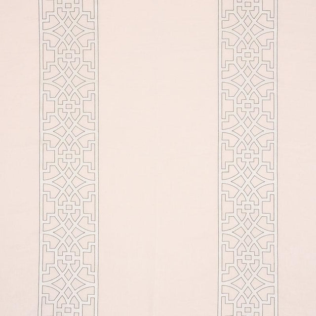 Schumacher Don'T Fret Blush Conch Fabric