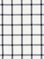 Scalamandre Wilton Linen Check Navy Fabric