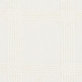 Schumacher Pauline Check Casement Whitework Fabric