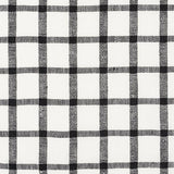 Schumacher Pauline Check Casement Blackwork Fabric