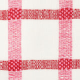 Schumacher Pauline Check Casement Rose Fabric
