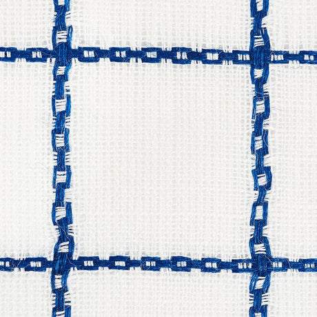 Schumacher Agnes Sheer Navy Fabric