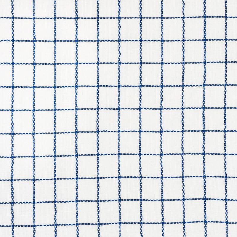Schumacher Agnes Sheer Navy Fabric