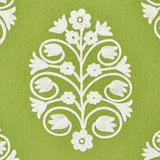 Schumacher Talitha Embroidery Leaf Fabric