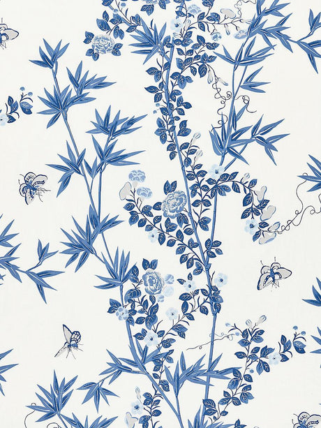 Scalamandre Jardin De Chine Print Porcelain Fabric