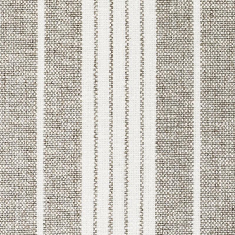 Schumacher Horst Stripe Grisaille Fabric