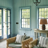 Schumacher Horst Stripe Grisaille Fabric