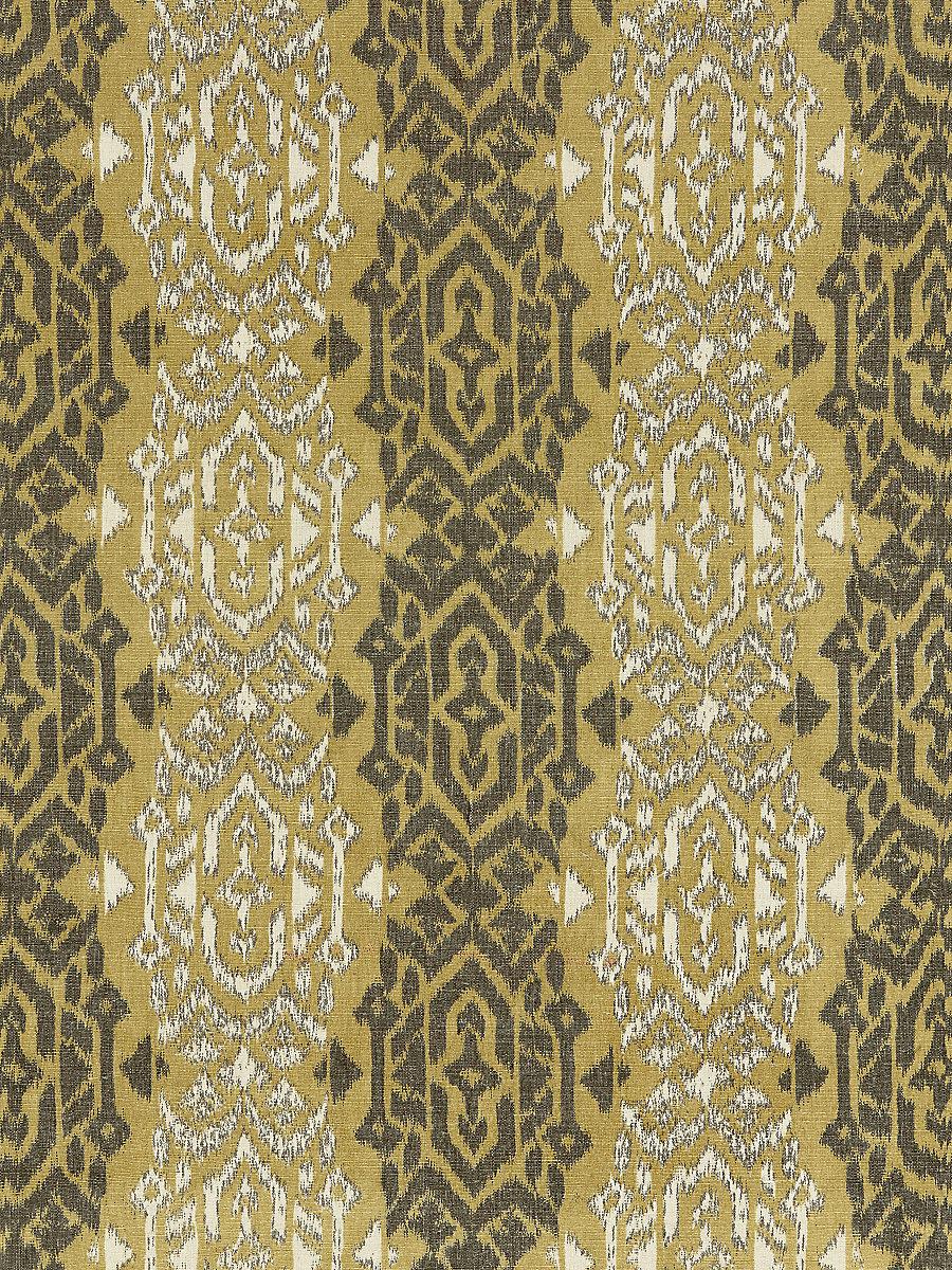 Scalamandre Sumatra Ikat Weave Golden Wheat Fabric