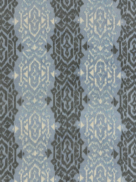 Scalamandre Sumatra Ikat Weave Indigo Fabric