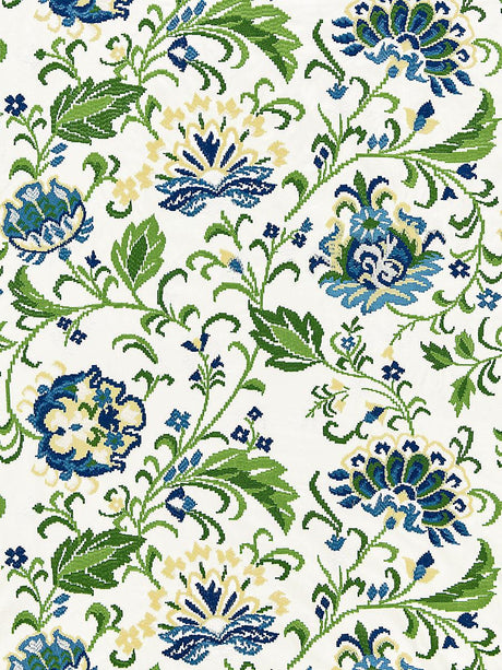 Scalamandre Delphine Embroidery Jardin Fabric