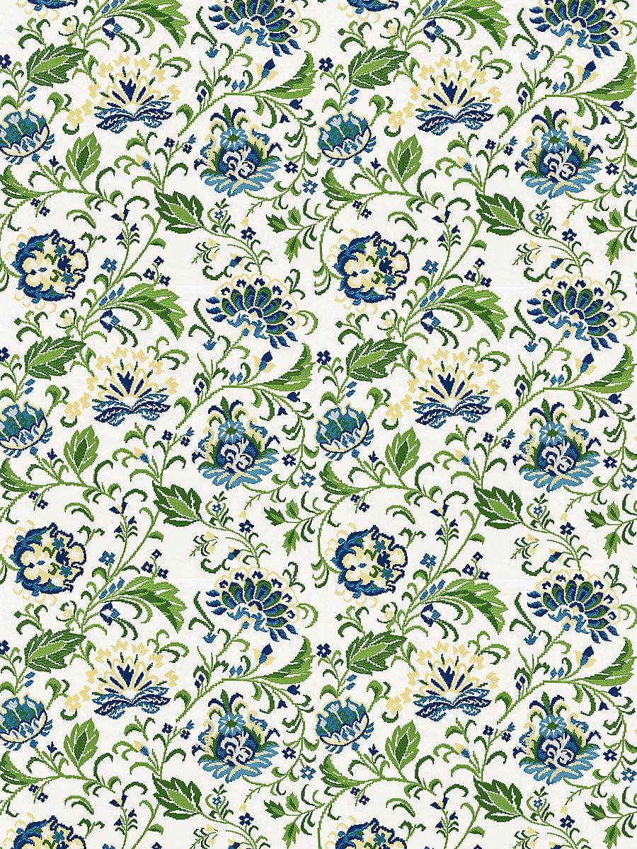 Scalamandre Delphine Embroidery Jardin Fabric