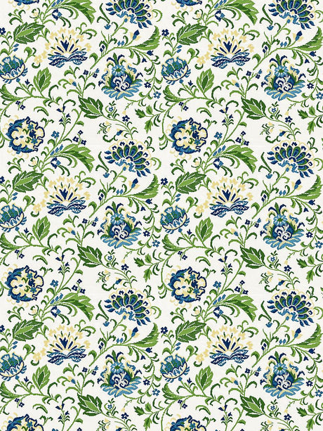 Scalamandre Delphine Embroidery Jardin Fabric
