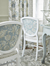 Scalamandre Delphine Embroidery Ash Fabric