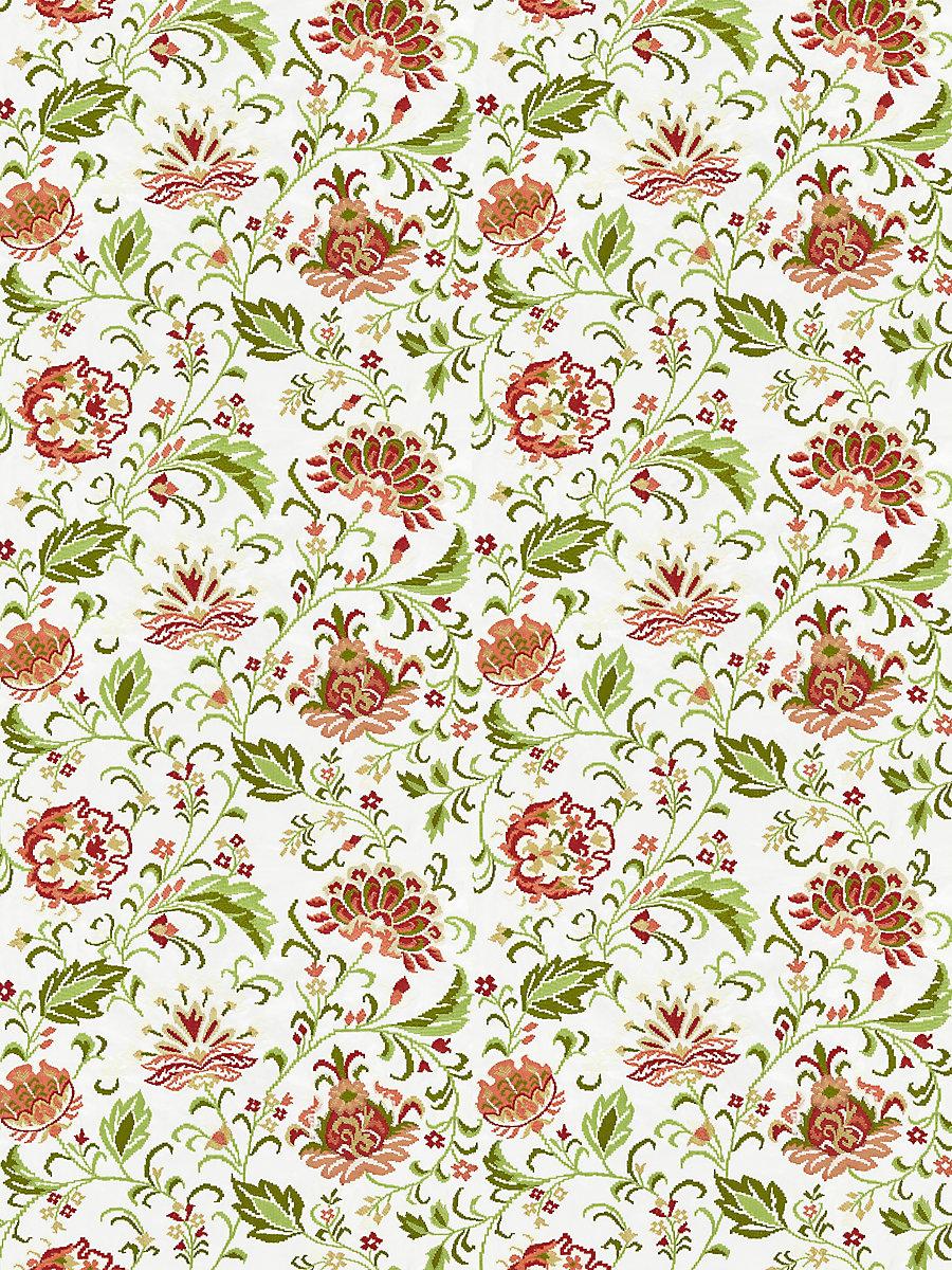 Scalamandre Delphine Embroidery Blossom Fabric