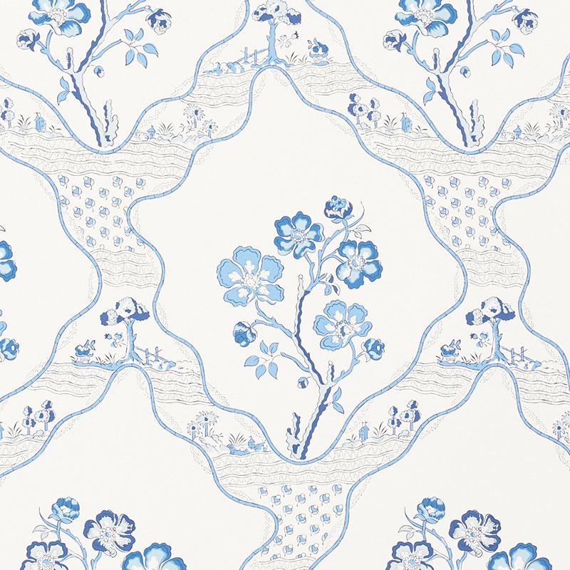 Schumacher Marella Delft Wallpaper