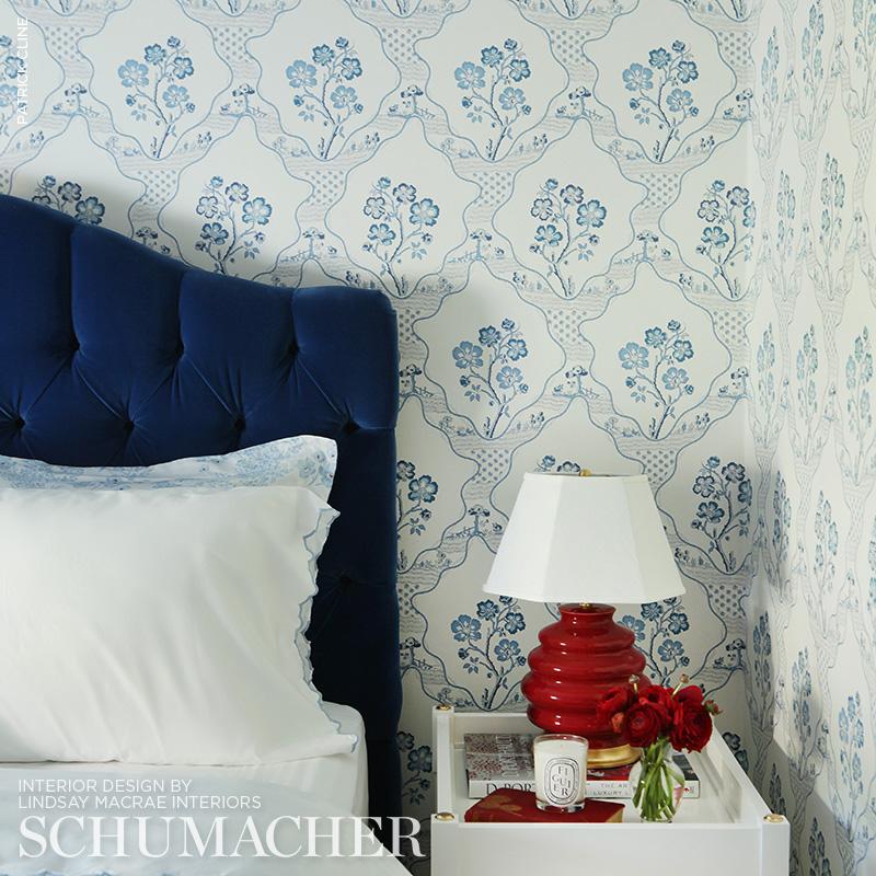 Schumacher Marella Delft Wallpaper