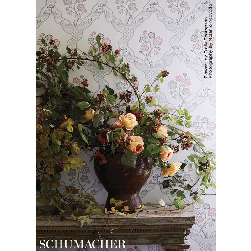Schumacher Marella Rose Wallpaper