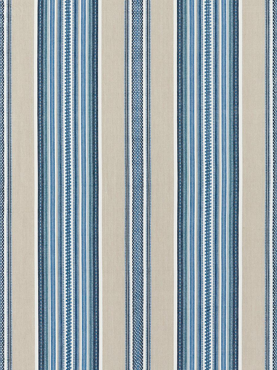 Scalamandre Cyrus Cotton Stripe Chambray Fabric