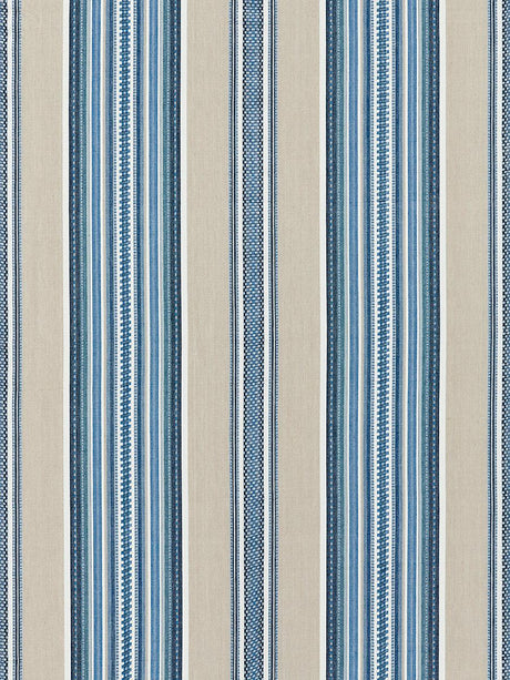 Scalamandre Cyrus Cotton Stripe Chambray Fabric