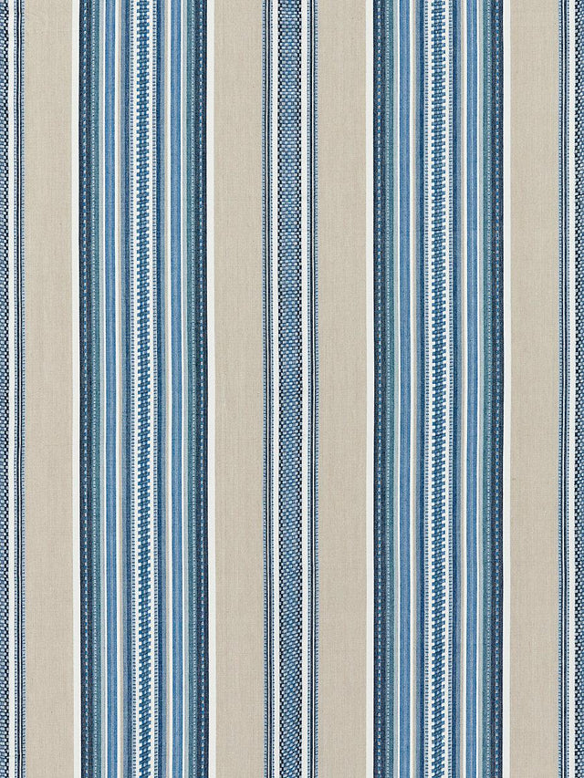 Scalamandre Cyrus Cotton Stripe Chambray Fabric