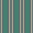 Cole & Son POLO STRIPE TEAL/GILVER Wallpaper