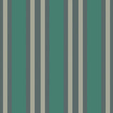 Cole & Son POLO STRIPE TEAL/GILVER Wallpaper
