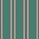 Cole & Son Polo Stripe Teal/Gilver Wallpaper