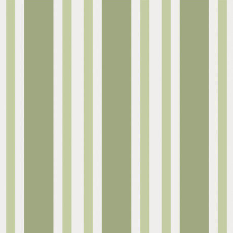 Cole & Son POLO STRIPE LEAF GREEN Wallpaper