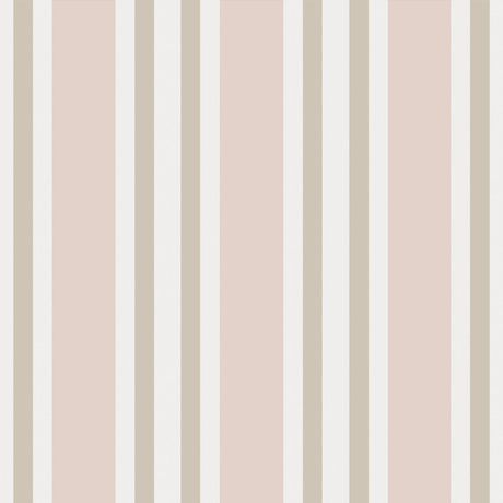 Cole & Son Polo Stripe Soft Pink Wallpaper