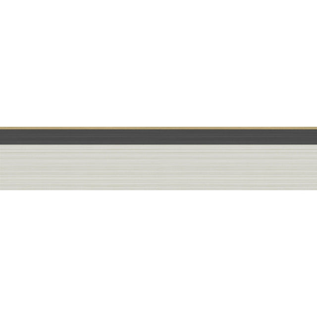 Cole & Son JASPE BORDER LINEN BLACK/GOLD Wallpaper
