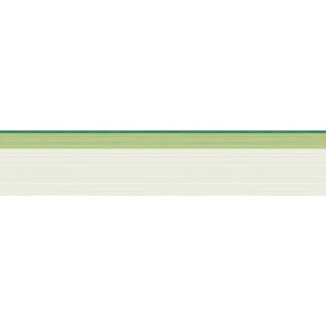 Cole & Son JASPE BORDER WHITE GREEN/EMERALD Wallpaper