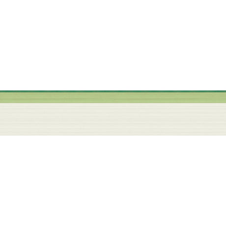 Cole & Son Jaspe Border White Green/Emerald Wallpaper