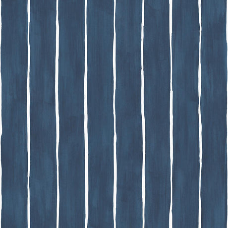 Cole & Son Marquee Stripe Ink Wallpaper