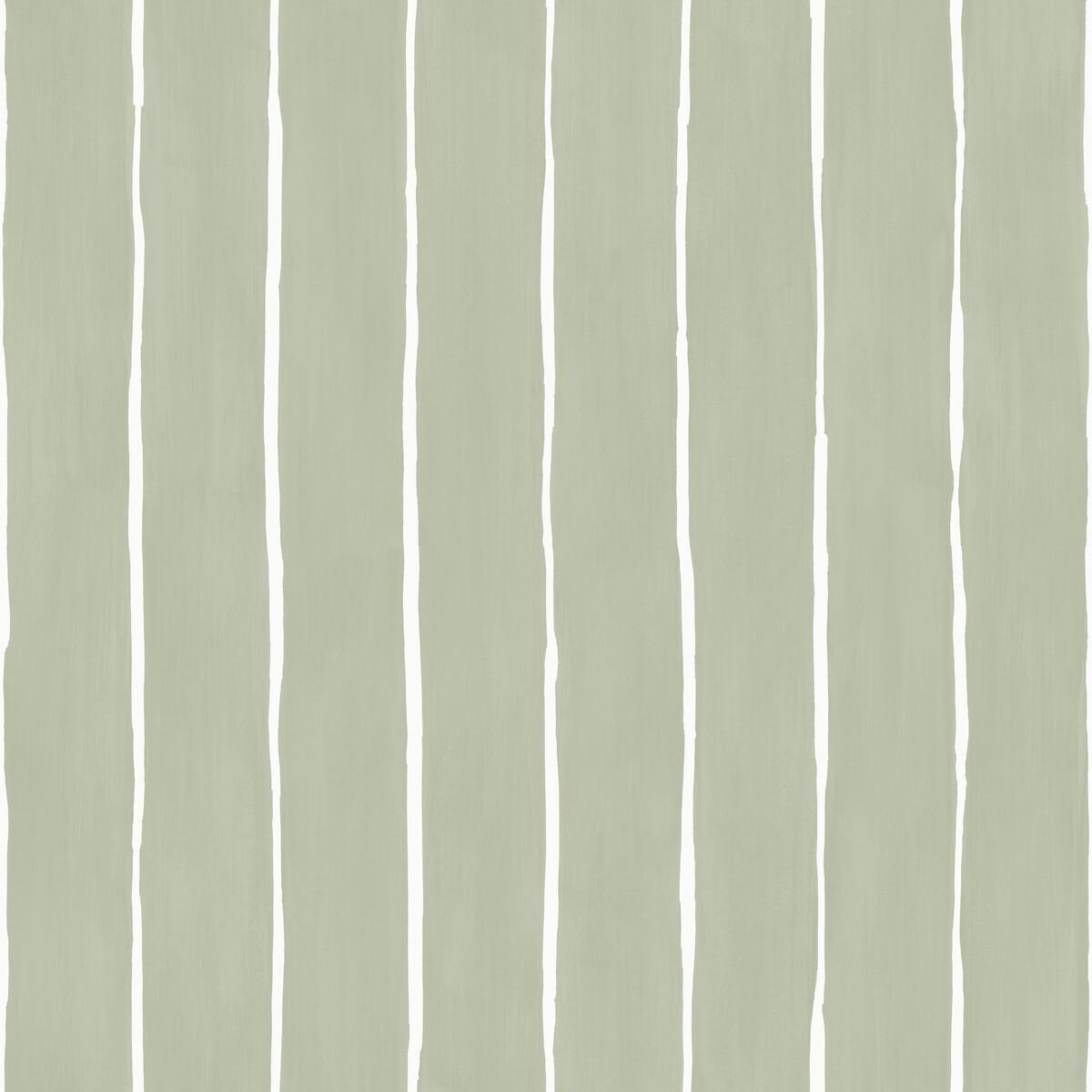 Cole & Son Marquee Stripe Soft Olive Wallpaper