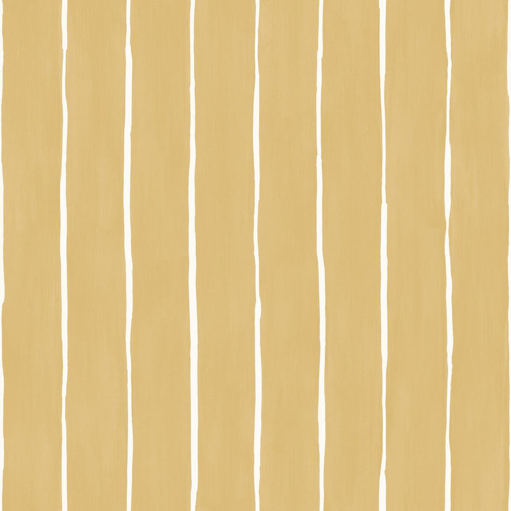 Cole & Son Marquee Stripe Mustard Wallpaper