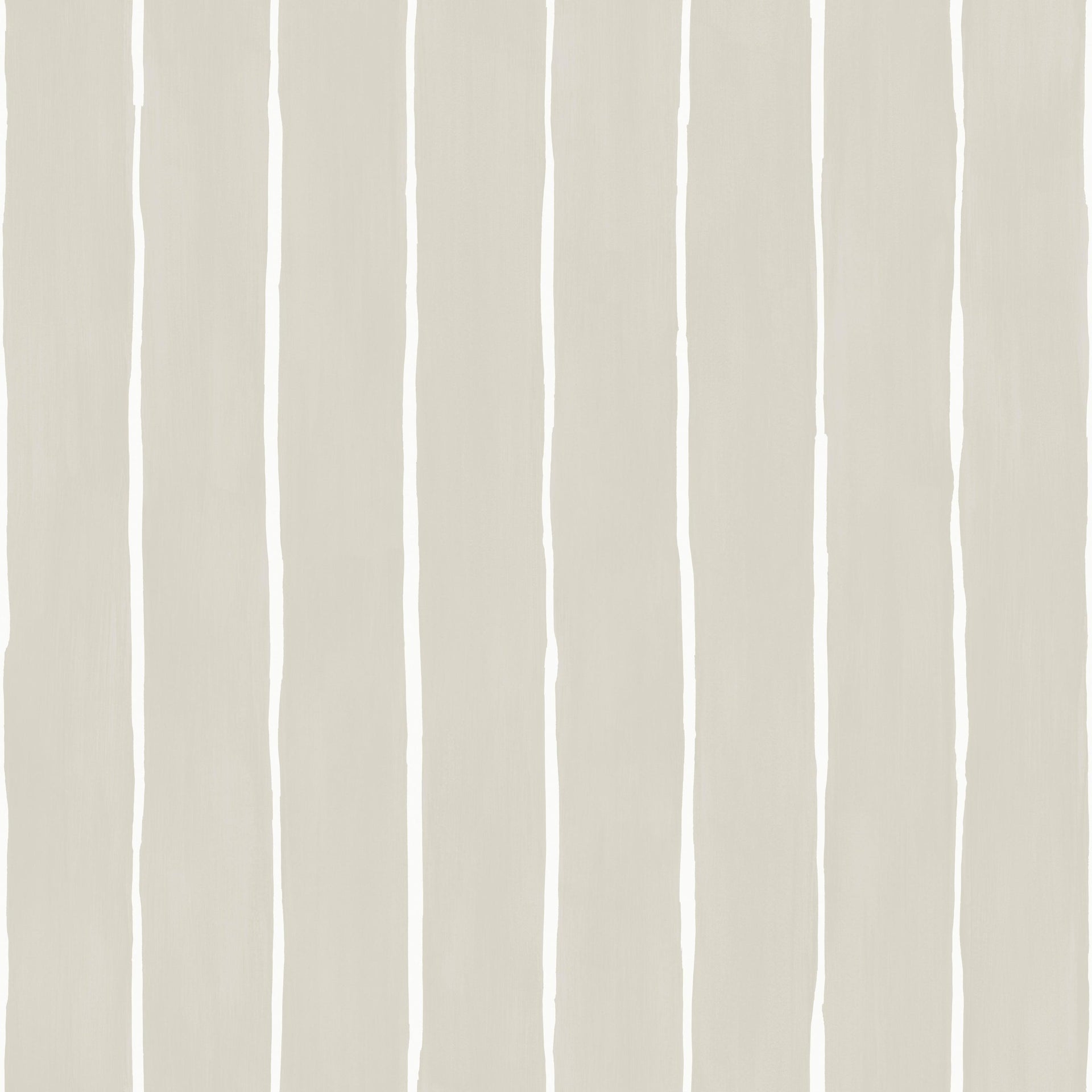 Cole & Son Marquee Stripe Soft Grey Wallpaper