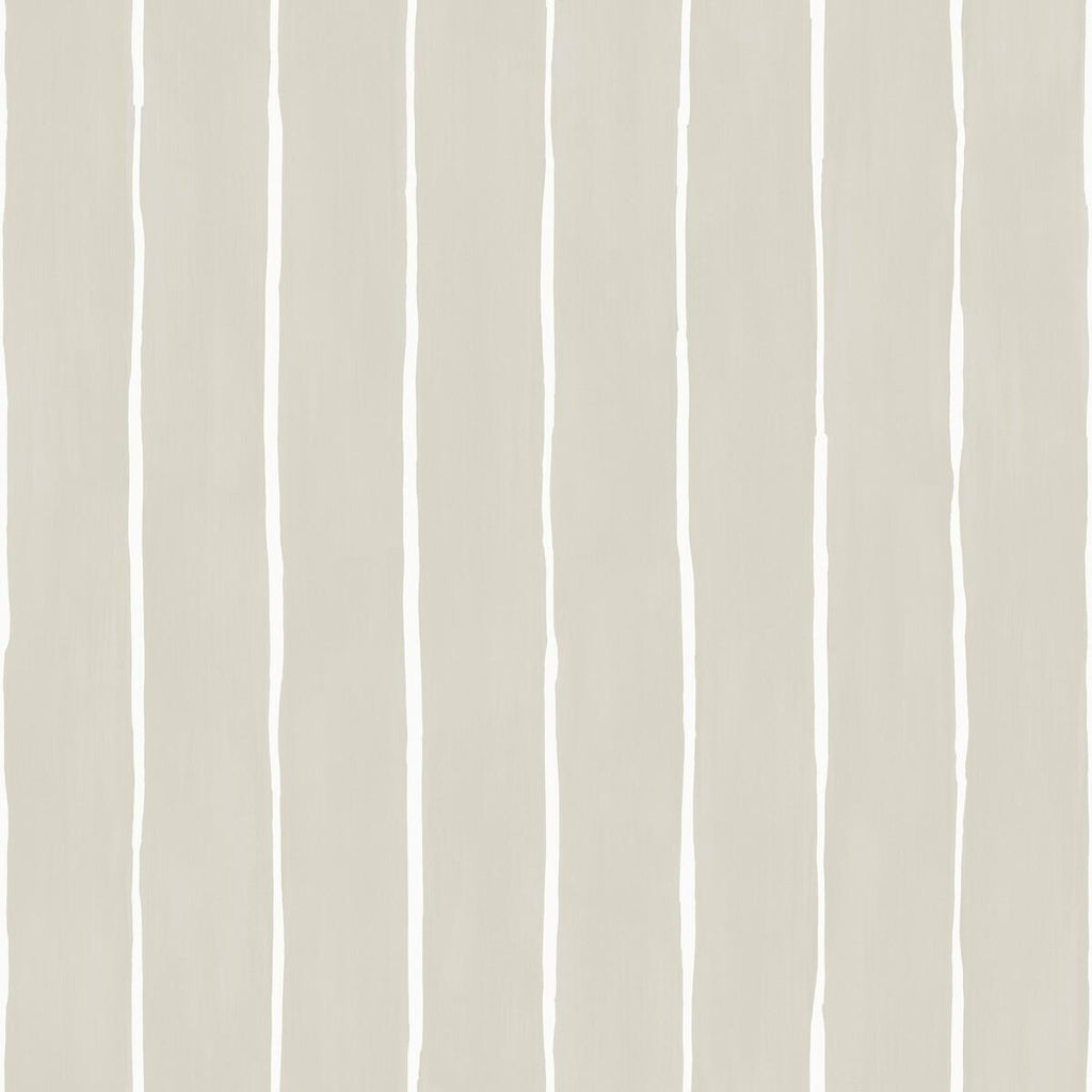 Cole & Son Marquee Stripe Soft Grey Wallpaper