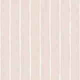 Cole & Son Marquee Stripe Soft Pink Wallpaper