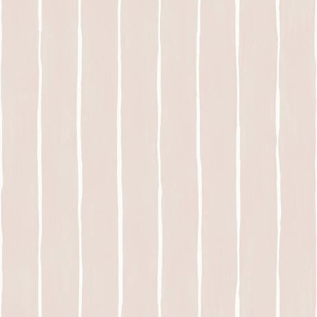 Cole & Son Marquee Stripe Soft Pink Wallpaper