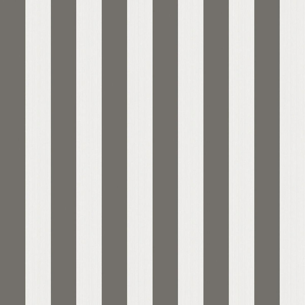 Cole & Son REGATTA STRIPE BLACK/WHITE/LINEN Wallpaper