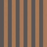 Cole & Son REGATTA STRIPE TAN + BLACK Wallpaper